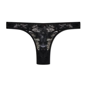 Diesel Ondergoed, Dames, Zwart, S, Nylon, Micro-Punchy-Utlt String