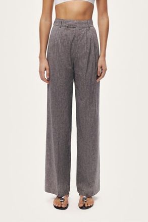 Nocturne Wide Leg Tailored Pants in Multi-Colred at Nordstrom, Size X-Small Eu