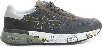 Premiata Dark Grey Color Block Sneakers