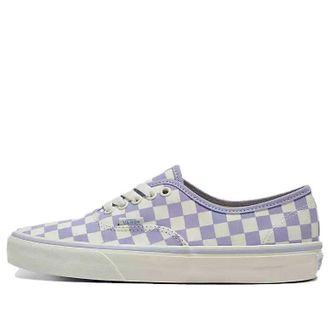 Vans Authentic Checkerboard Shoes White Purple VN000BW5LLC