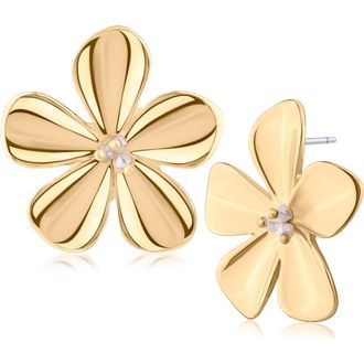 Jardin Daisy Drop Earrings in White/Gold at Nordstrom Rack
