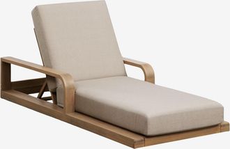 Sklum Tumbona Reclinable En Madera De Acacia Brivori Sklum