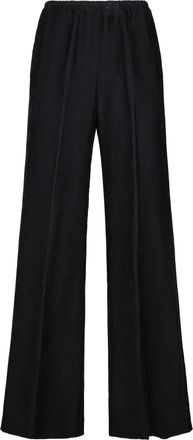 Forte_Forte Fluid Ribbed Velvet Trousers with Elasticated Waistband