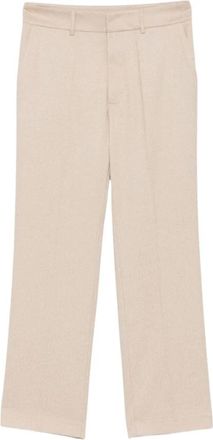 Patrizia Pepe Pantalone Chin&egrave; - Heren - Straight fit broeken - Beige - XL - Broeken