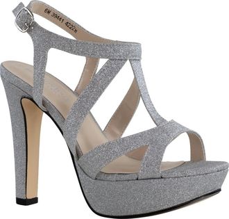 Touch Ups Marley Platform Sandal in Silver at Nordstrom Rack, Size 10.5