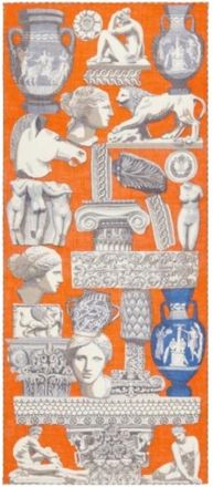 Inou&iuml; Editions Sjaals - unisex - Zijden sjaals - Oranje - ONE Size - Accessoires