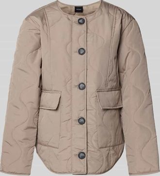 Vero Moda Regular Fit Steppjacke mit Pattentaschen Modell MILLIE in Beige, Gr&ouml;&szlig;e XL