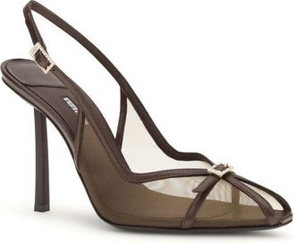 Le Silla Womens Brown Calf Leather Bos Taurus Platform Pumps