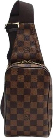 Louis Vuitton Pre-owned Damier Sling Bag - Heren - Vintage Schoudertas - Bruin - ONE Size - Vintage