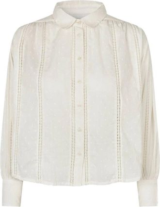 Lollys Laundry Shirts - Dames - Blouses - Wit - XS - Overhemden