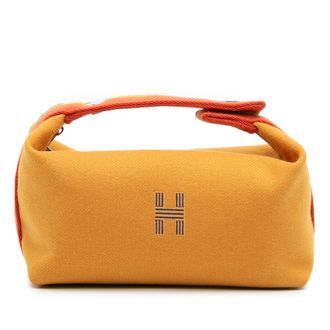 Herm&egrave;s Yellow Small Wool Bride A Brac Rocabar Case