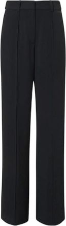 Calvin Klein Wijde Twill Broek - Dames - Wijde Broeken - Zwart - S - Polyester - Broeken