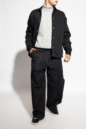 Dsquared2 Wide-leg Trousers, Mens, Black