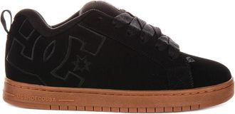 DC Court Graffik Trainers - Heren - Sneakers - Zwart - 45 1/2 EU - Leer - Schoenen