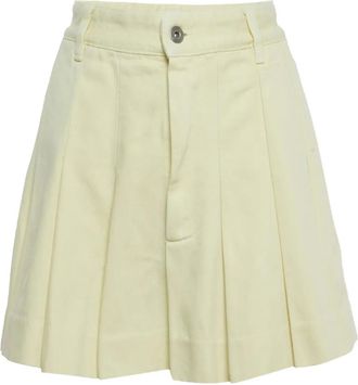 Bottega Veneta Minigonna plissé - Giallo