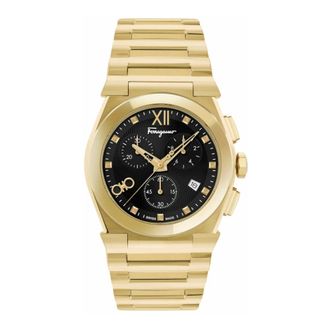 Ferragamo Vega Chrono Armband - Heren - Accessoires - Geel - Maat: ONE Size