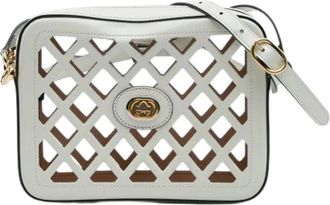 Gucci Pre-owned Cross Body Bags, female, White, Size: ONE SIZE Pre-owned Crossbody Bag
