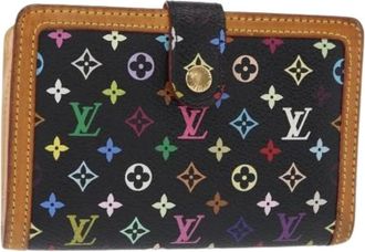 Louis Vuitton Pre-owned Wallets, female, Multicolor, Size: ONE SIZE Pre-owned Canvas Wallet