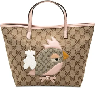 Gucci Pre-owned Gucci GG Canvas Zoo Handbag Ladies 11OKCWYFXG42227J