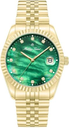 Mathey-Tissot Quartz Green Dial Mens Watch H250953A-D