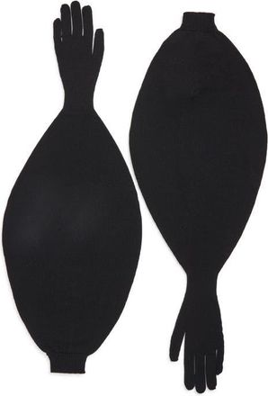 Paloma Wool Flake Puff Merino Wool Gloves in Black at Nordstrom, Size X-Small