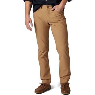 Rodd & Gunn Motion 2.0 Straight Leg Jeans in Camel at Nordstrom, Size 28