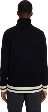 HUGO BOSS Mens Turtle Neck Long Sleeve Sweater in Black - Size X-Large