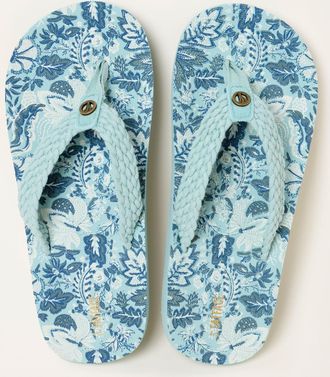 Fat Face FatFace Bay Blue Moulded Flip Flop