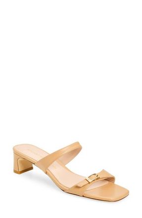 Stuart Weitzman Baby Babette Slide Sandal in Adobe Smooth Calf at Nordstrom, Size 5.5