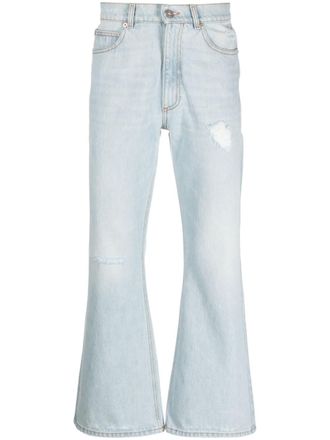 ERL flared-leg denim jeans - Blue