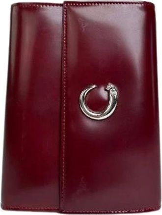 Cartier Pre-owned Wallets, female, Red, Size: ONE SIZE Pre-owned Panth&egrave;re Bifold Wallet