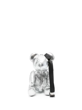 Miharayasuhiro bear-shaped cross body bag - women - Polyester/Sheepskin - One Size - Silver
