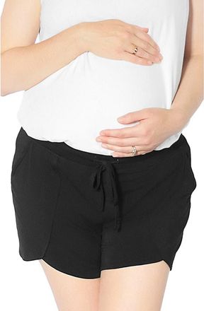 Kindred Bravely Maternity & Postpartum Lounge Short in Black at Nordstrom, Size X-Small
