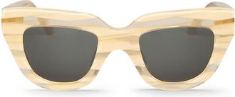 Mr.Boho Havnen BJN1-11 Womens Sunglasses Yellow Size 47