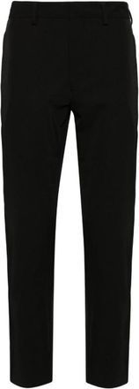 Prada Black Mid Rise Cropped Trousers
