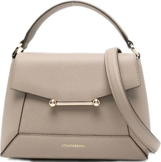 Strathberry Tassen, Dames, Grijs, ONE Size, Mosaic Top Tas