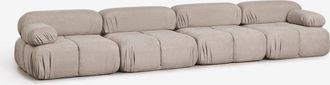 Sklum Sof&aacute; Modular De 4 Piezas En Boucl&eacute; Envasado Al Vac&iacute;o Kendall Sklum