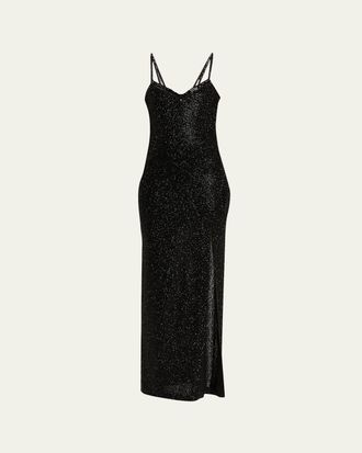Alice & Olivia Nina Embellished Maxi Dress