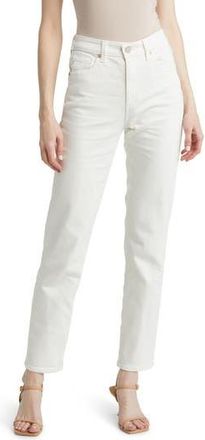 AG - Adriano Goldschmied Saige High Waist Straight Leg Jeans in Modern White at Nordstrom Rack, Size 23