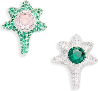 Collina Strada Coral Stud Earrings in Emerald Pink at Nordstrom