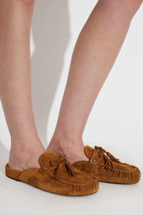 Isabel Marant Malvin Slides, Womens, Brown
