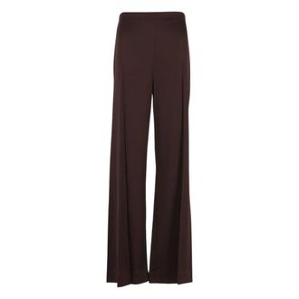 Staud Stroll Silk Pant - - Trousers - Donna - Marrone - M