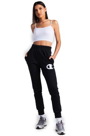 Champion Mens Reverse Weave Joggers, Comfortable, Fleece Pants, 30.5 Sweatpants, Black/C Logo, 3X-Large