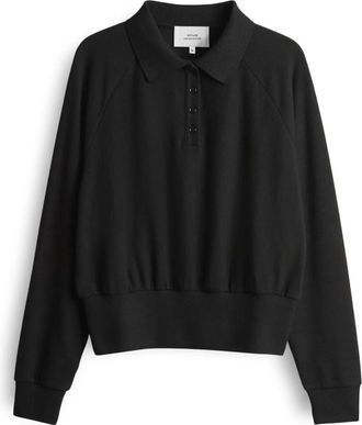 OPUS Dames, Truien, Zwart, Maat: S Leer