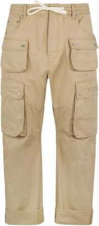 Dsquared2 Straight Broeken - Heren - Straight fit broeken - Beige - L - Broeken