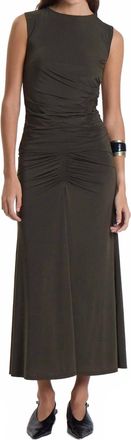 Maria Cher Woodland Belle Sleeveless Top In Green