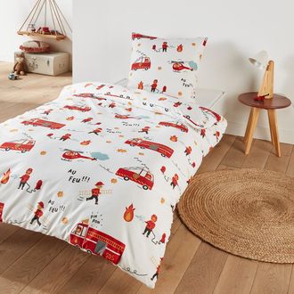 Sohome Bedset in recycled microvezel, vierkante kussensloop
