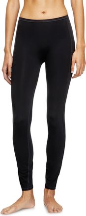 Diesel Nylon leggings with cut-out back Oval D - Pants - Woman - Black