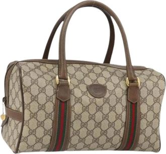 Gucci Pre-owned Handbags, female, Beige, Size: ONE SIZE Pre-owned Plastic Handbag