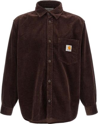 Carhartt Work in Progress Loyde Shirt - Heren - Overhemden - Bruin - Maat: M Katoen